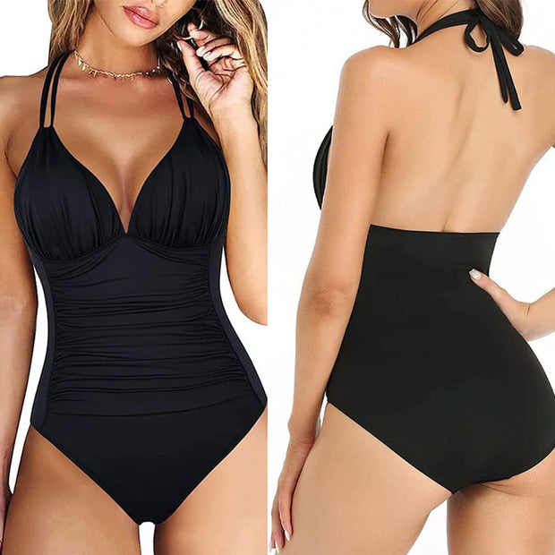Push-up one-piece swimsuit