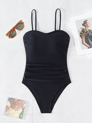 one-piece swimsuit printed backless stylish