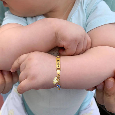 Evil Eye Chain Bracelet for Baby