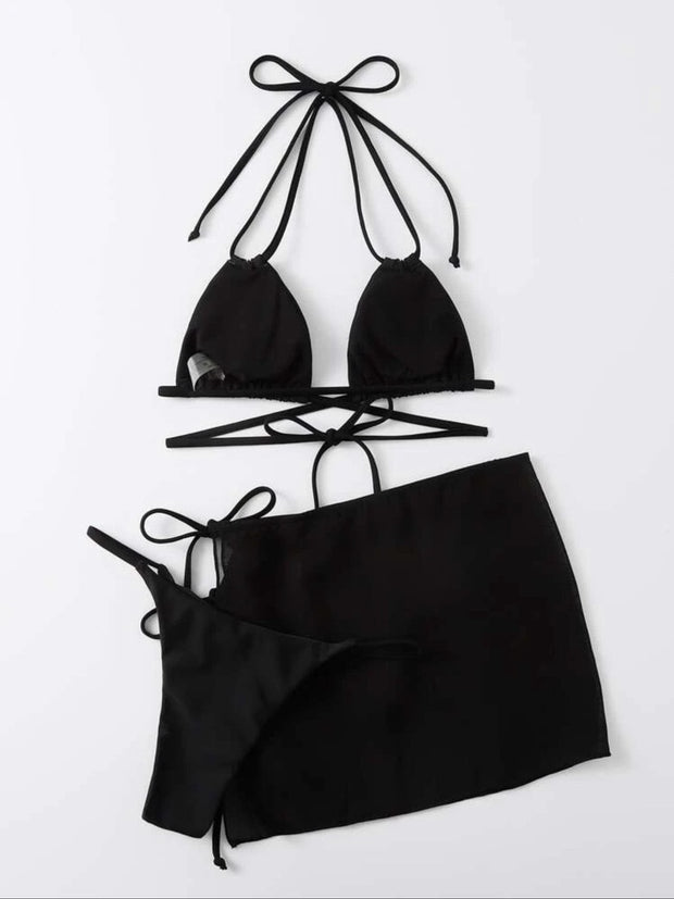 3 Pieces Thong Bikini Sets