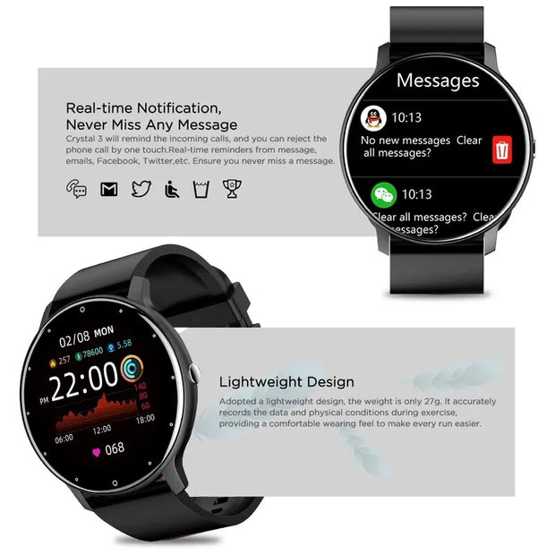 2024 New Smartwatch: Activity Tracker, Heart Rate Monitor