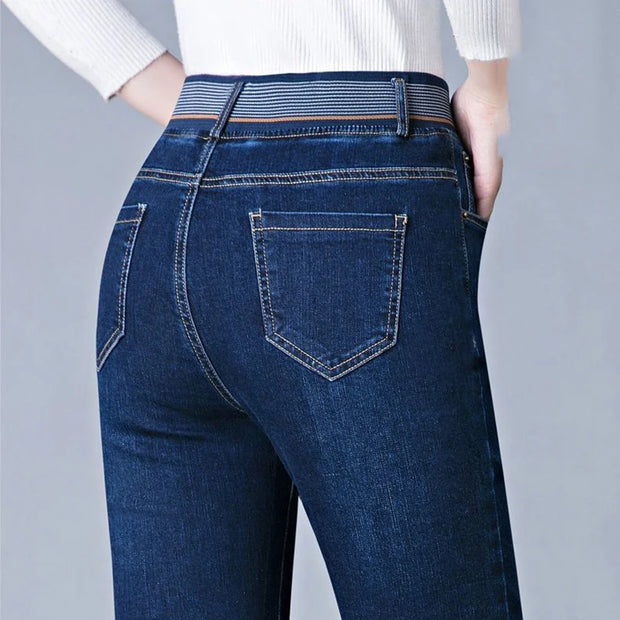 Korean Big Size Straight Jeans Vintage Denim