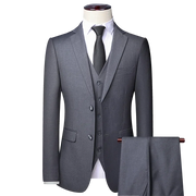 "Solid Color Business Suit Set"