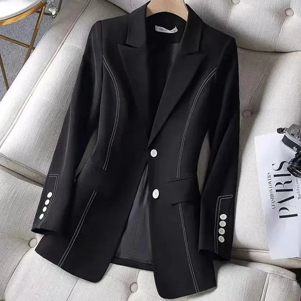 Fashion Blazer: Office Professional Women's Suit Jacket