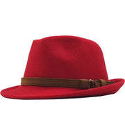 Cashmere Woolen Short Brim Fedora Women Hat