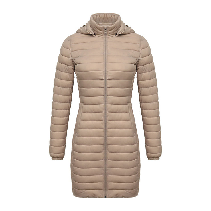 Lightweight women's cotton padded jacket