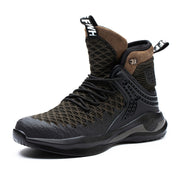 Flying Woven Breathable Protective Safety Shoes