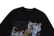 Puppy Print Sweatshirt