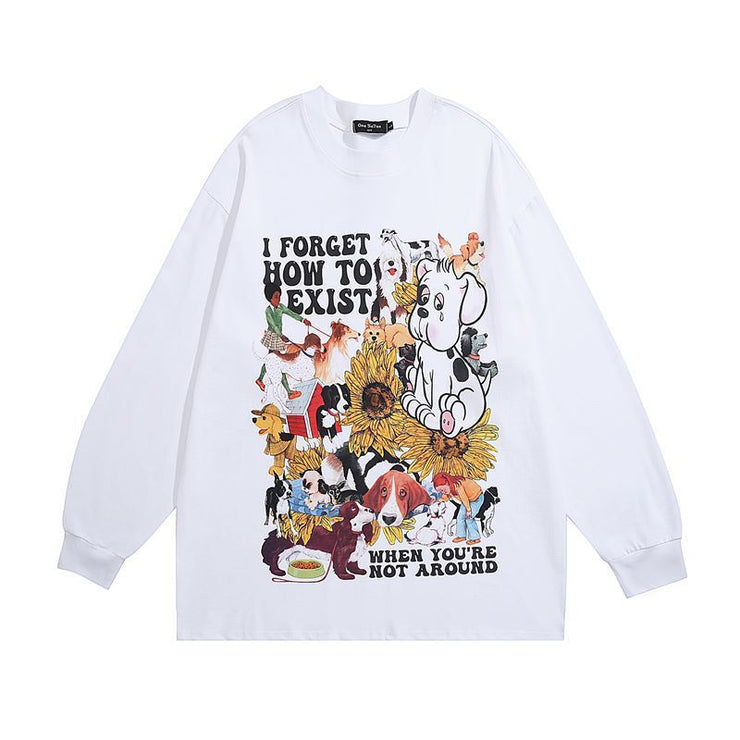 Puppy Print Sweatshirt