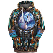 Psychedelic Print Hoodie