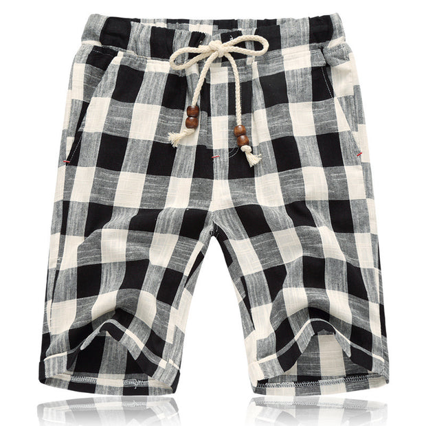 Men's Stripe Cotton Shorts