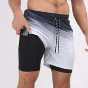 Gradient Printed Shorts