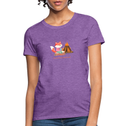 Printed Women's T-Shirt - purple heather