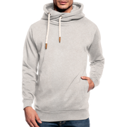 Shawl Collar Hoodie - heather oatmeal