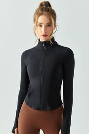 Zip Up Active Outerwear with Pockets
