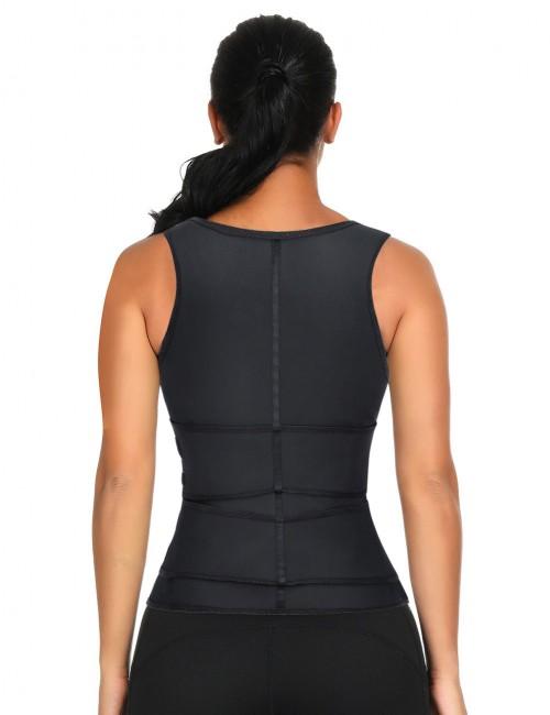 Women Vest Shaper Double Belts With Zipper High-Compression - FIVE TIGERS 