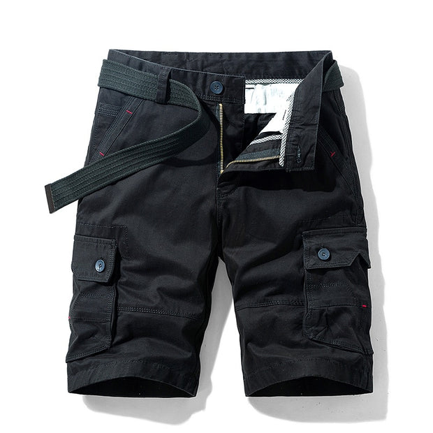 Luulla Men 2020 Summer New Casual Vintage Classic Pockets Cargo Shorts Men Outwear Fashion Twill Cotton Camouflage Shorts Men