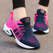 Women Air Cushion Sneakers Breathable Running Shoes Men Women Outdoor Fitness Sports Shoes Female Lace-up Casual Shoes