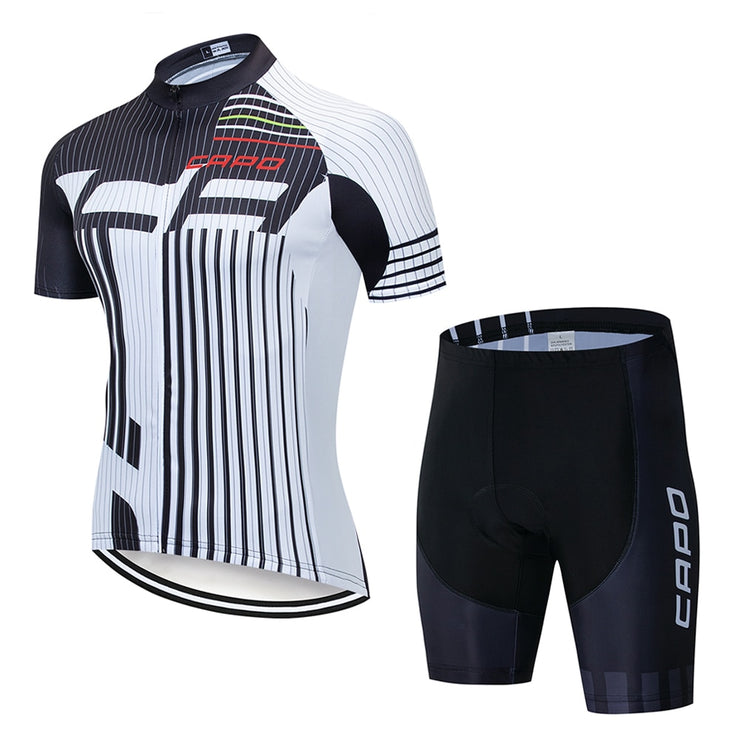2019 NEW CAPO Pro Cycling Jerseys Set Summer Cycling Wear Mountain Bike Clothes Bicycle Clothing MTB Bike Clothing Cycling Suit