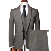 Men Suits Spring Autumn Business Formal Casual 3 Pieces Suit