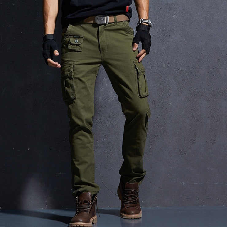 2020 Cotton Army Urban Clothing Camouflage Men Military Style Pocket Tactical Cargo Pants Long Length Male Combat Camo Trousers