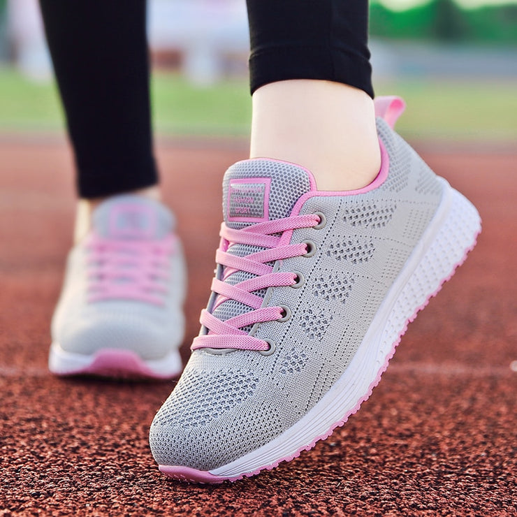Women Shoes 2020 White Sneakers For Women Breathable Walking Vulcanized Shoes Casual Ladies Shoes Flat Gym Tenis Feminino