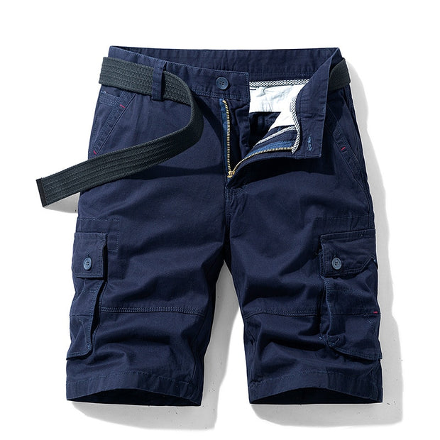Luulla Men 2020 Summer New Casual Vintage Classic Pockets Cargo Shorts Men Outwear Fashion Twill Cotton Camouflage Shorts Men