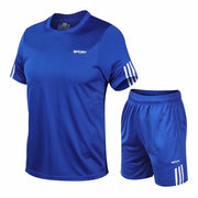 Adult Sportswear Football Jerseys Men Soccer Clothes Sets Short Sleeve Men's Football Training Uniforms Soccer Tracksuit Jersey