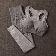 Peeli 2 Piece Yoga Set Women Gym Set Ombre Sports Bra Seamless Leggings Workout Clothes Sport Suit Women Fitness Set Sportswear