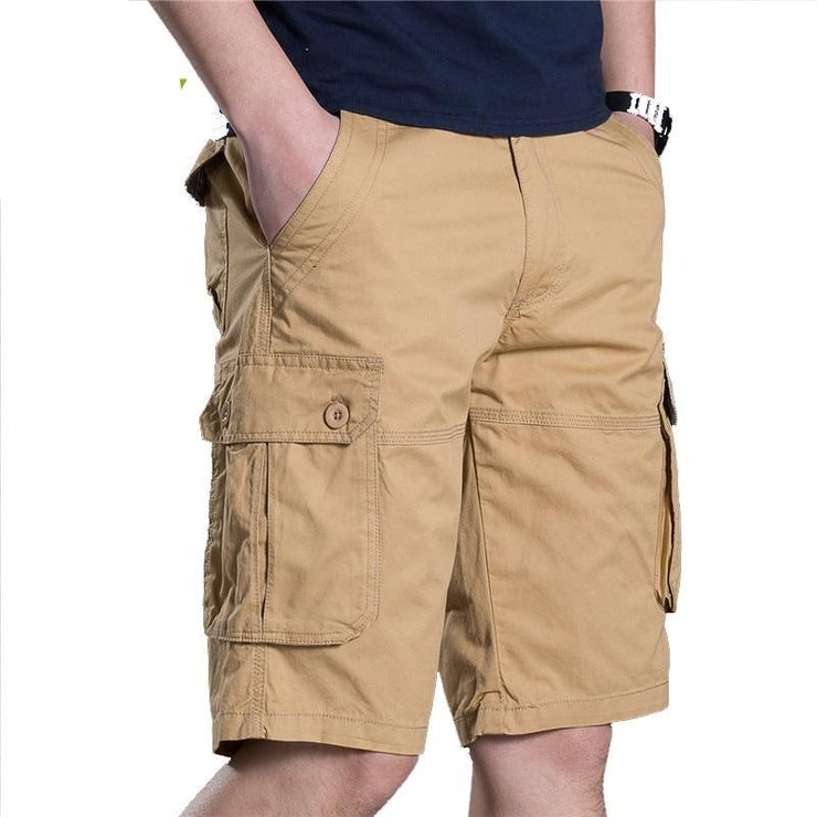 Men Military Cargo Shorts New 2018 Brand Army Camouflage Shorts Men Cotton Loose Work Casual Short Pants Overalls Cargo Trousers