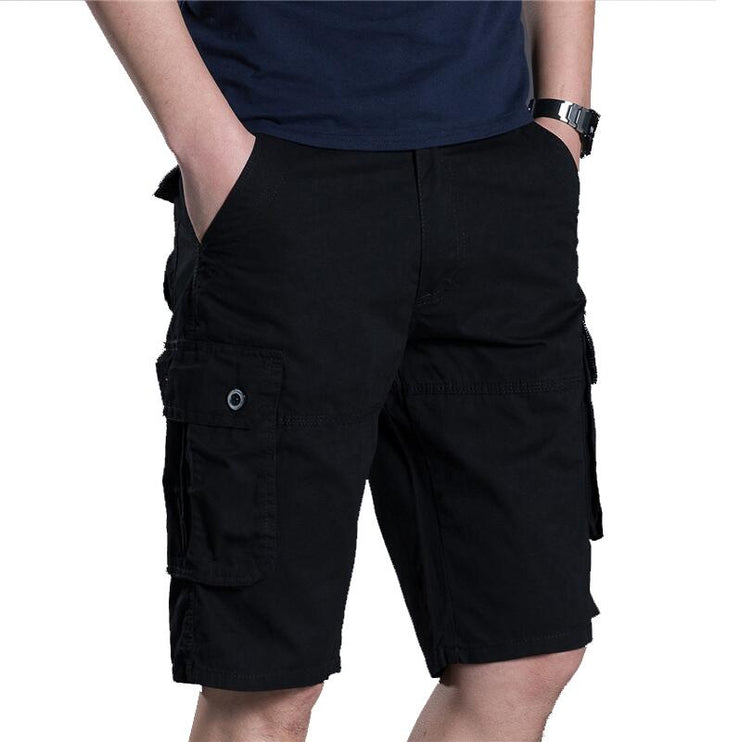 Men Military Cargo Shorts New 2018 Brand Army Camouflage Shorts Men Cotton Loose Work Casual Short Pants Overalls Cargo Trousers