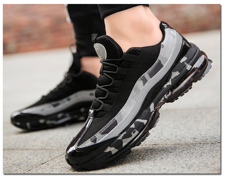 Brand Men Running Shoes Outdoor Athletic Walking Sneakers Breathable Jogging Air Cushioning Male Gym Fitness Sneakers Plus Size