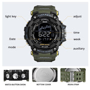 Mens Watch Military Waterproof Sport Wrist Watch Digital Stopwatches