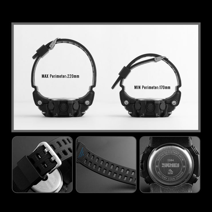 Luxury Men Wrist Watch Waterproof LED Electronic Digital Male Watch