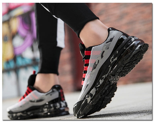 Brand Men Running Shoes Outdoor Athletic Walking Sneakers Breathable Jogging Air Cushioning Male Gym Fitness Sneakers Plus Size