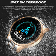 New stainless steel Digital Bluetooth Watch Men Sport Wrist Waterproof Watch