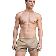 High Quality Superbody Men's sexy Boxer Shorts Trunks Cotton solid shorts Men Brand Clothing Shorts Men Boxers Home Sleep Wear