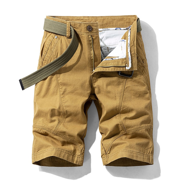 Luulla Men 2020 Summer New Casual Vintage Classic Pockets Cargo Shorts Men Outwear Fashion Twill Cotton Camouflage Shorts Men