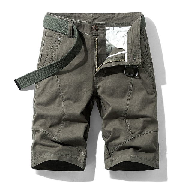 Luulla Men 2020 Summer New Casual Vintage Classic Pockets Cargo Shorts Men Outwear Fashion Twill Cotton Camouflage Shorts Men