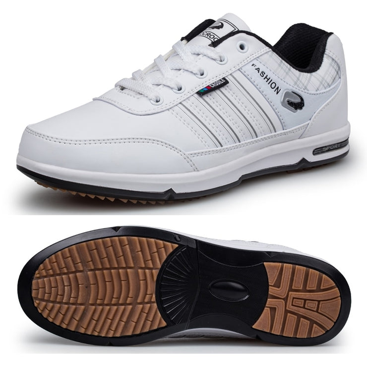 2020 Men Waterproof Golf Shoes Black White Sport Trainers for Golf Spikeless Sneakers Anti Slip Walking Shoes for Mens