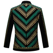 Luxury African Embroidery Cardigan Blazer Jacket
