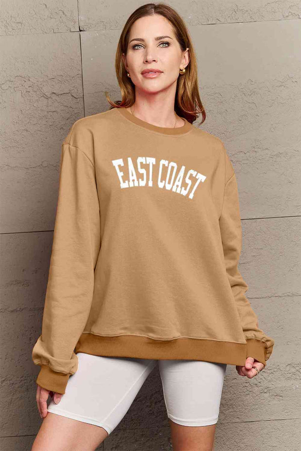 Simply Love Full Size EAST COAST Graphic Sweatshirt