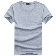 Casual Plain Solid Color Men's T-shirts - FIVE TIGERS 