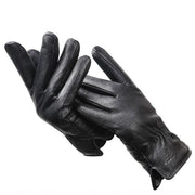 Male New Deer Skin Winter Leather Gloves