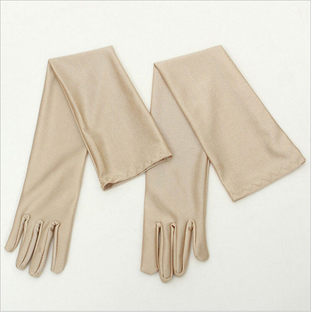 Women Finger Long Gloves Flapper Gloves Matching Costume