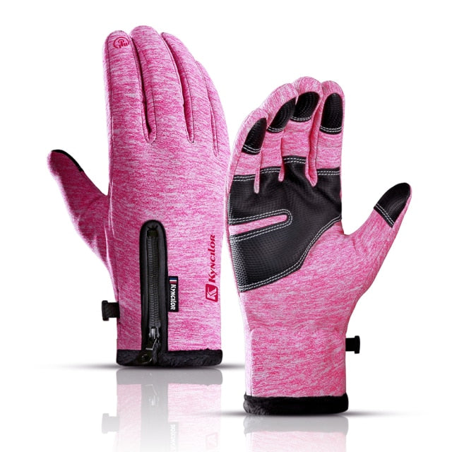 Women Winter Thermal Fleece Touchscreen Gloves