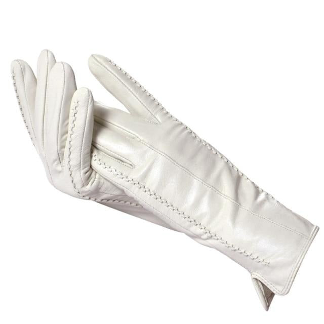 Women's winter Leather gloves