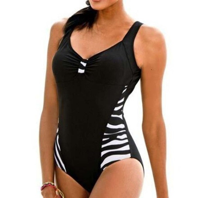 Women One Piece Large Swimsuits Body Closed Plus Size Swimwear