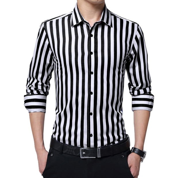 Brand New Men Striped Casual Shirts