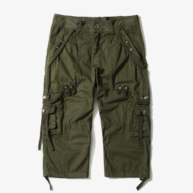 Summer Camouflage Loose Cargo Men Shorts - FIVE TIGERS 